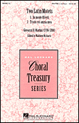 Two Latin Motets SSA choral sheet music cover